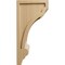 Ekena Millwork 4"W x 5"D x 10"H Diane Recessed Wood Corbel, Cherry CORW04X05X10DICH - alternate 3